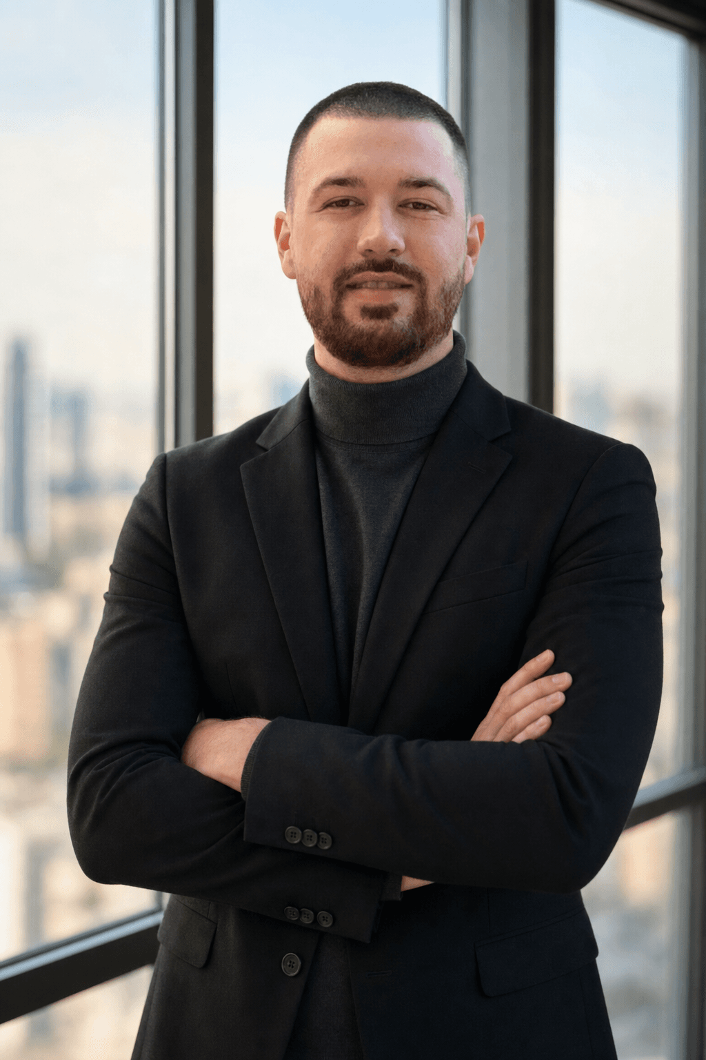 Chandler Talley — founder portrait with arms crossed