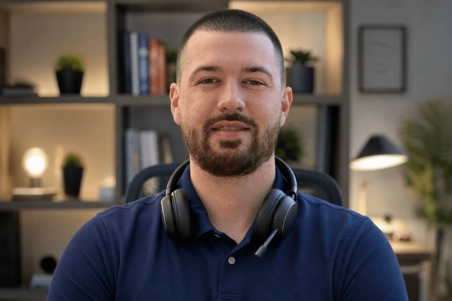 Chandler Talley — on a remote video call