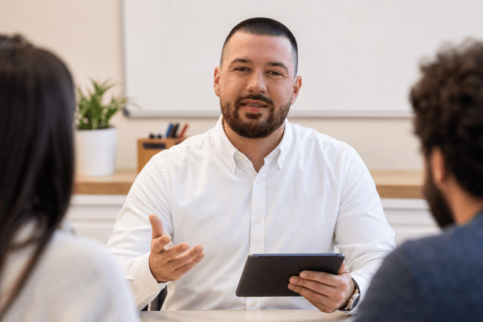Chandler Talley — teaching at a professional workshop