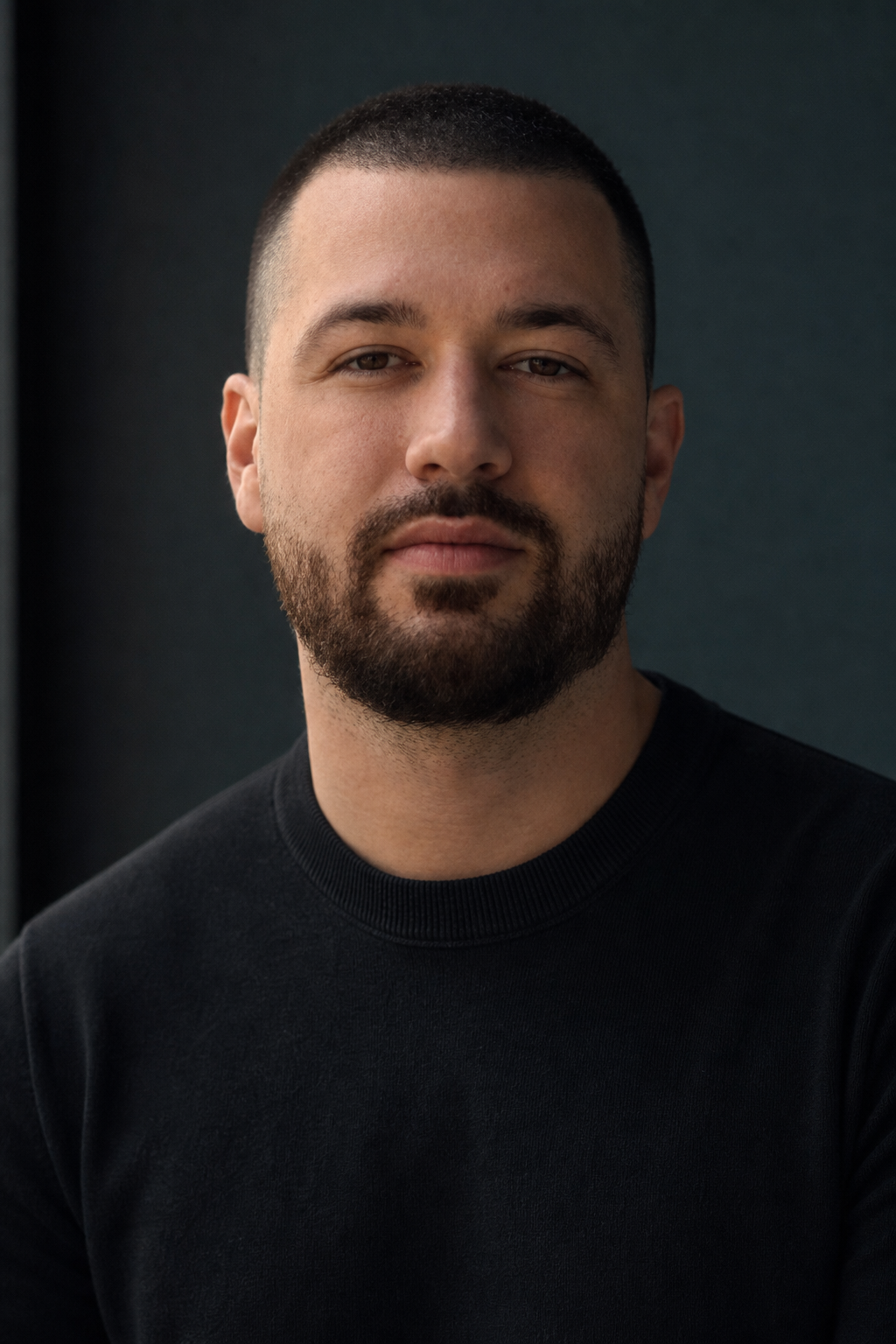 Chandler Drake Talley photo: cinematic close-up portrait Chandler Drake Talley, Senior AI Engineer — cinematic close-up portrait